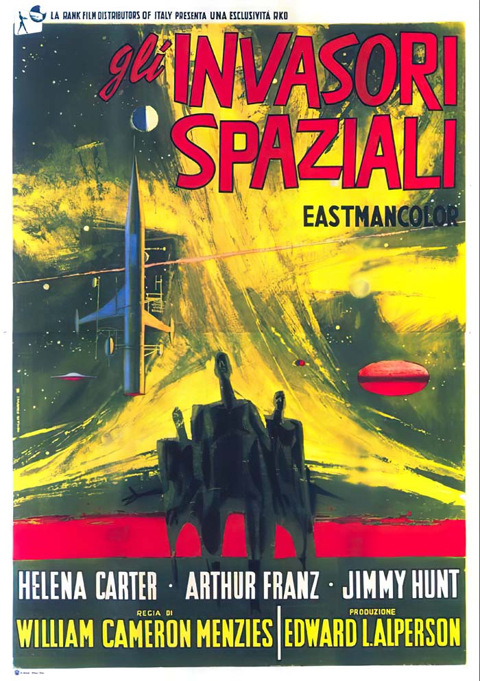 Invaders from Mars (1953) vintage movie poster